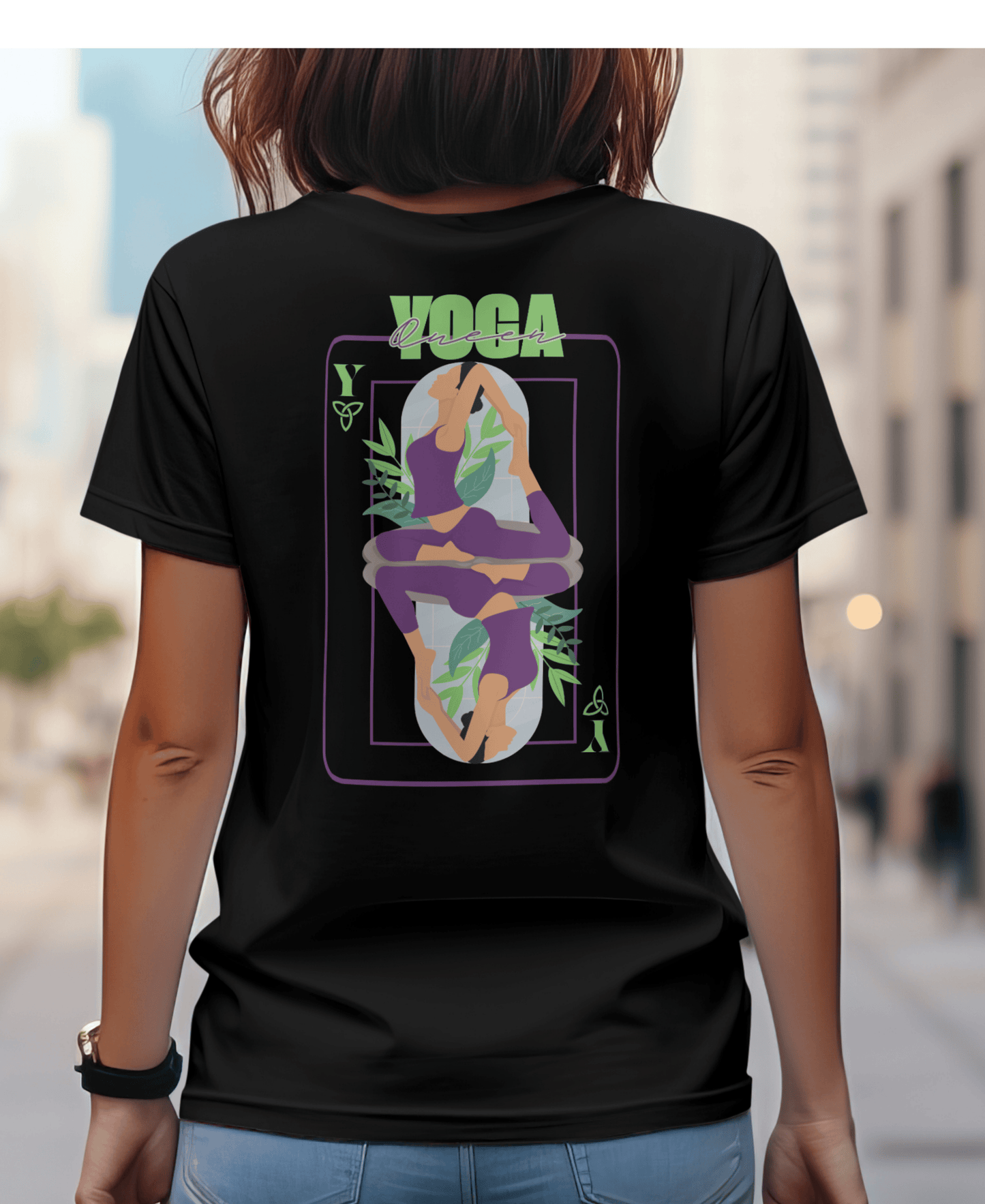 Yoga Queen - Front and Back